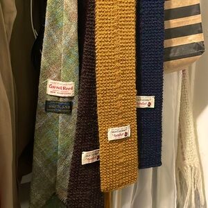 Vintage Unisex Ties Shetland and Heathernit by Rooster